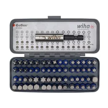 Wiha 61 Piece Gobox Terminatorblue Impact Bit Set
