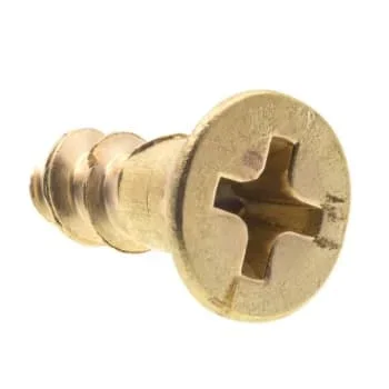 Ws, Flat Hd, Phil Dr, #8 X Solid Brass, Package Of 25