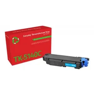 XET Remanufactured Xerox Everyday For Kyocera TK5140C Cyan Laser Toner 006R04800