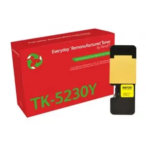 XET Remanufactured Xerox Everyday For Kyocera TK5230Y Yellow Laser Toner 006R04807