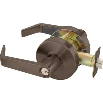 Yale Cylindrical Lockset, Entrance Function Grade 2 Satin Bronze