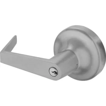 Yale Exit Device Lever Handle Outside Trim, 689 Painted Aluminum, Para Keyway