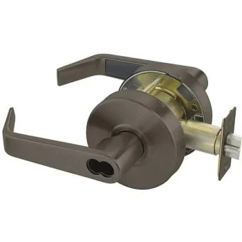 Yale Storeroom Function Cylindrical Handleset (Dark Bronze)