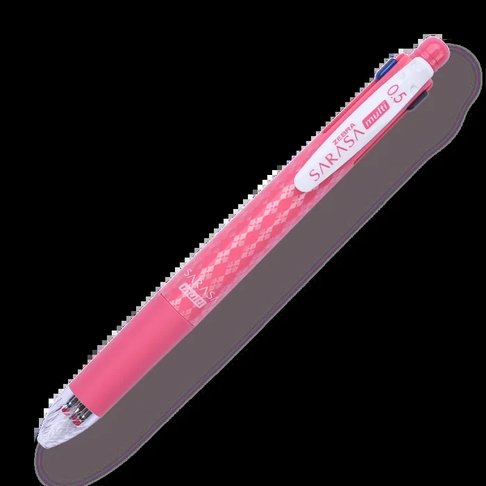 Zebra Sarasa 4 Color Multi Pen – 0.5 mm – Pink Body