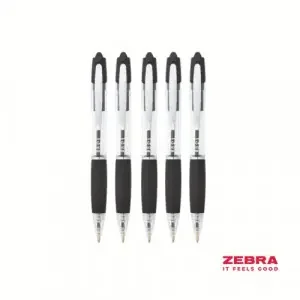 Zebra Z-Grip Max Retractable Ball Pen Black (Pack 12) 59361