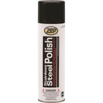 Zep Stainless Steel 20 Oz Aerosol Cleaner And Brightener Polish (12-Pack)